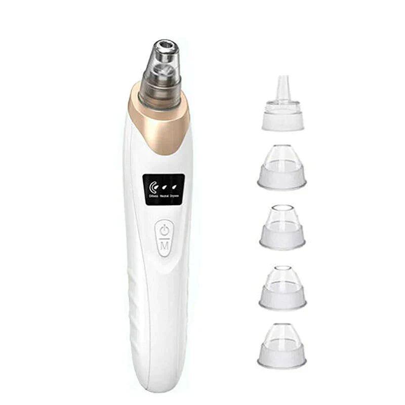 5-In-1 Rechargeable Suction Acne and Blackhead Remover for Men and Women