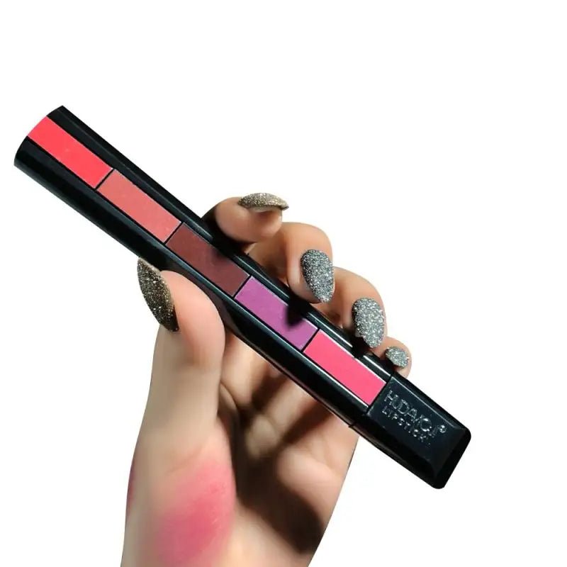 Buy 1 Get 1 Free Offer | 5 in 1 Lipstick Matte lipsticks Waterproof | Long Lasting | Easy to Carry - Stores Craft SEP