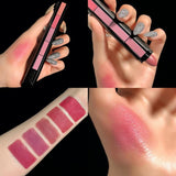 Buy 1 Get 1 Free Offer | 5 in 1 Lipstick Matte lipsticks Waterproof | Long Lasting | Easy to Carry - Stores Craft SEP